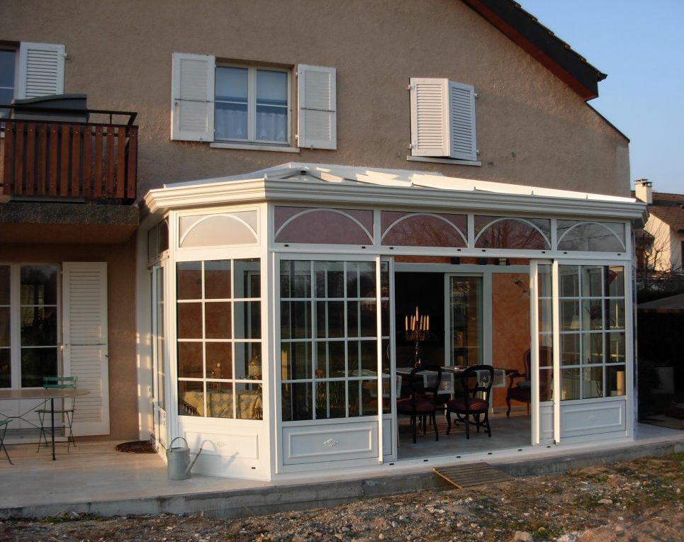 Veranda en aluminium - Alu Véranda Leymarie Sàrl