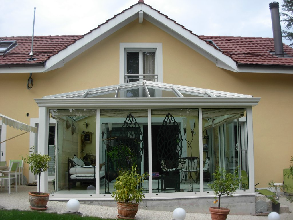 Veranda en bois - Alu Véranda Leymarie Sàrl