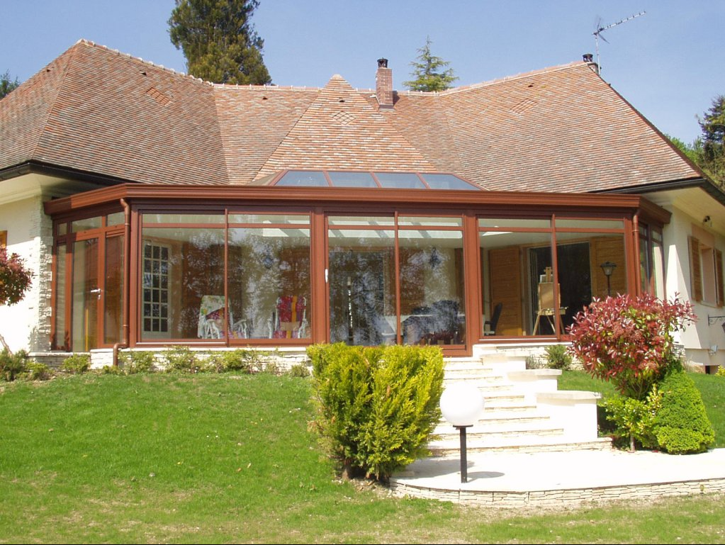 Veranda en bois - Alu Véranda Leymarie Sàrl