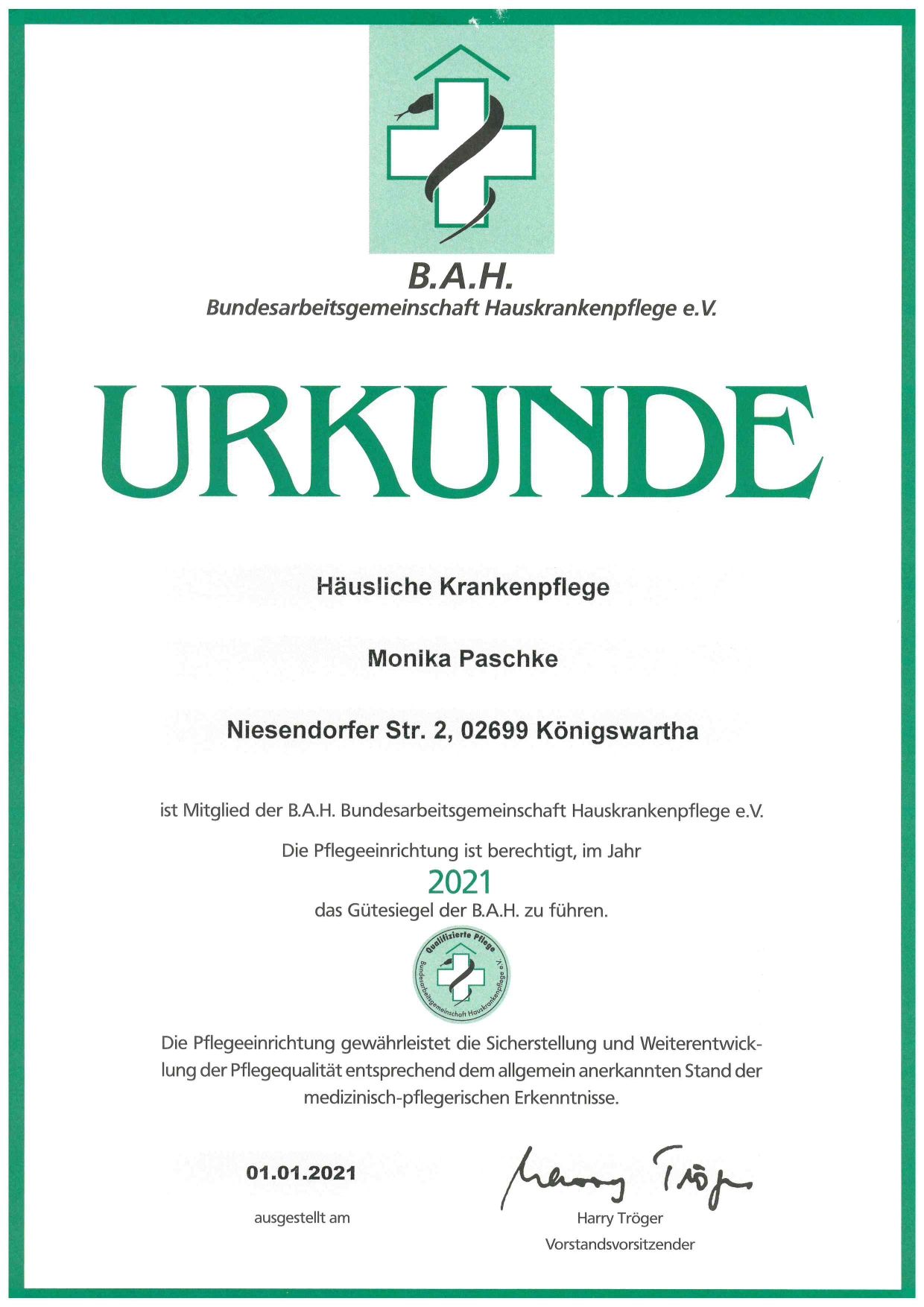 Urkunde