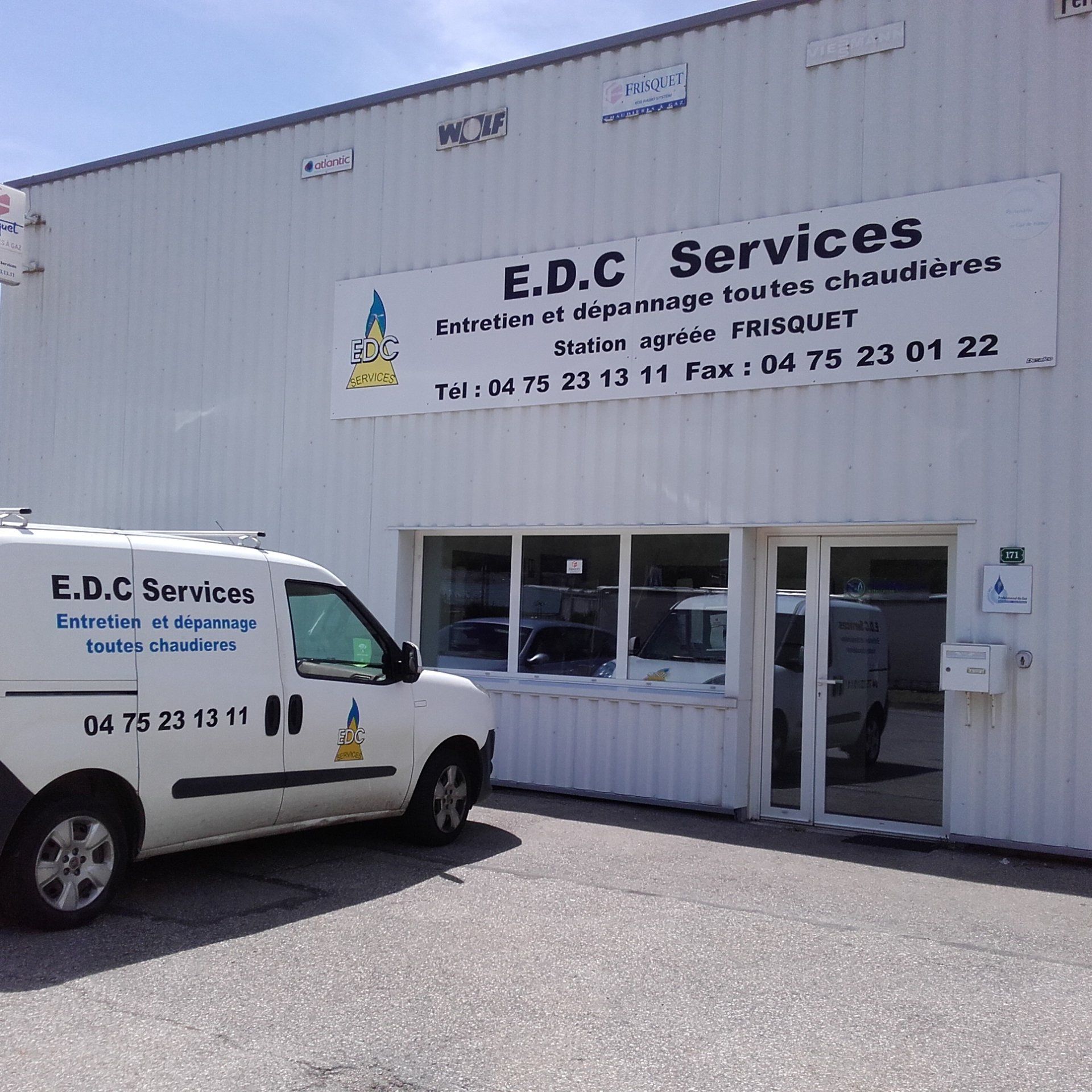 Devanture des locaux d’EDC Services