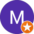 The letter m is in a purple circle with an orange star.