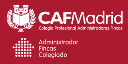 Un logotipo rojo y blanco para el Café Madrid