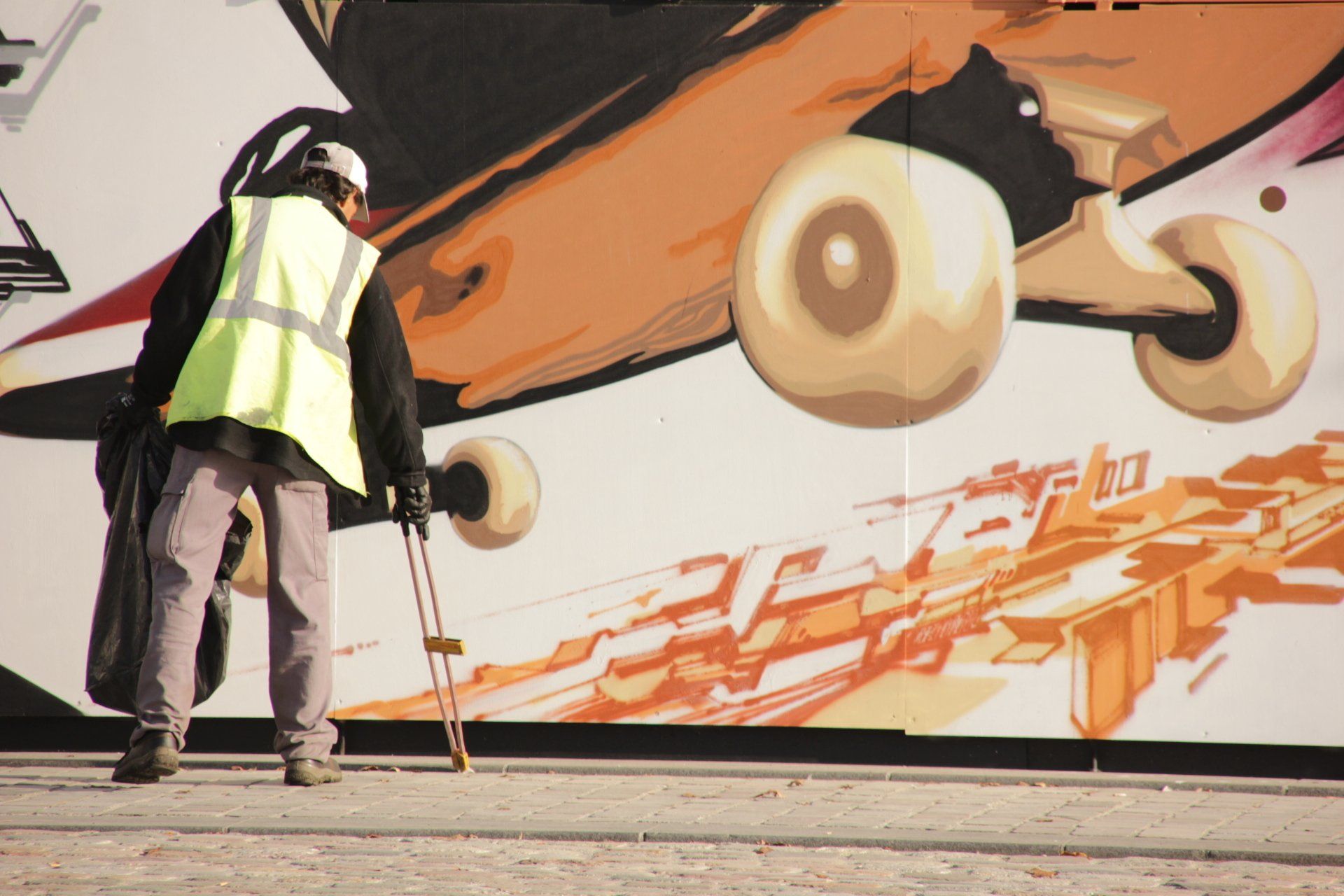 Nettoyage des graffitis