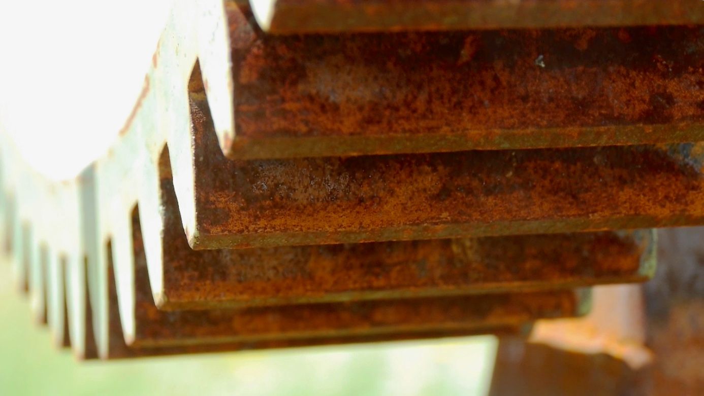 Kunstobjekt Zahnradpendel 2021
