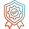 Icon Schild und Haken, Planungsbüro Dettmer