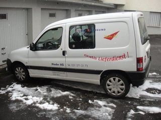 Lieferauto - Mader AG - Textilreinigung - Bern