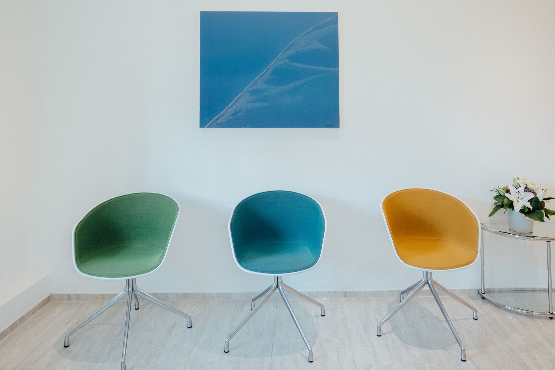 Wartebereich der Praxis