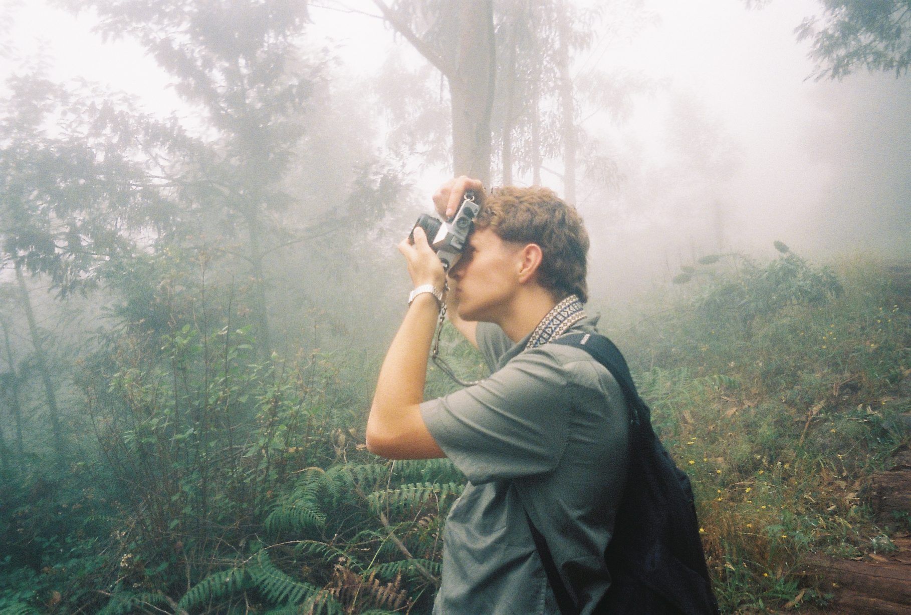 Nikolai Huston, action sports filmmaker and photographer, on location in the South West UK