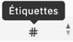 étiquettes
