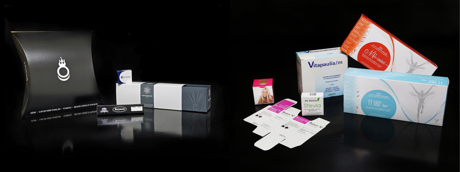 Vers la page Boîtes et étuis pliants