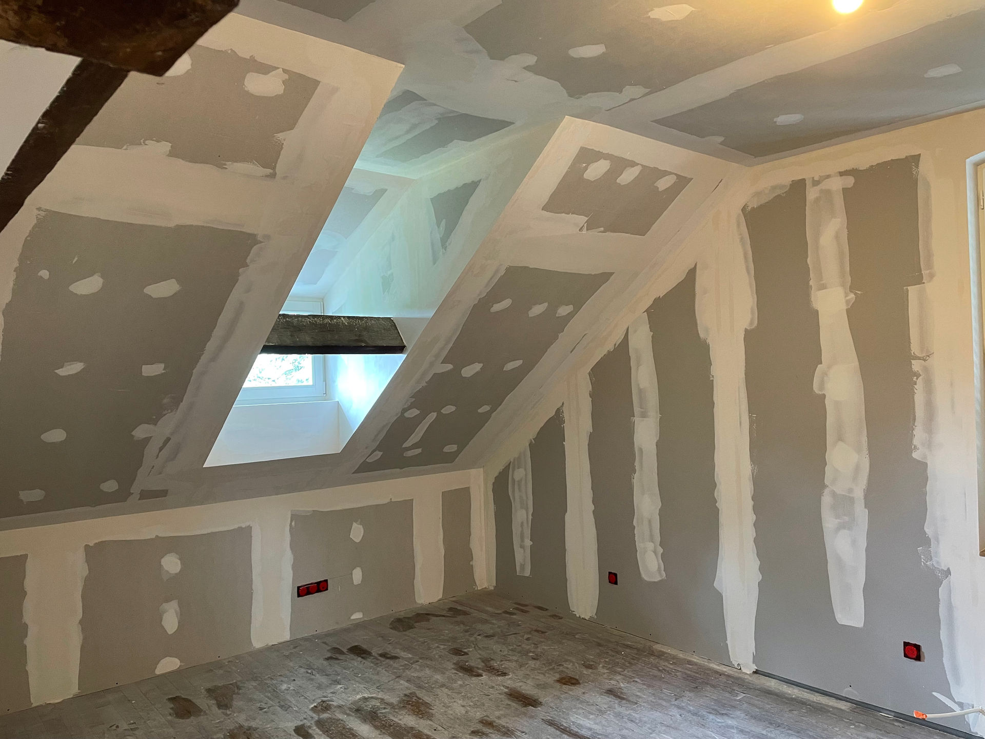 Travaux de plâtrerie