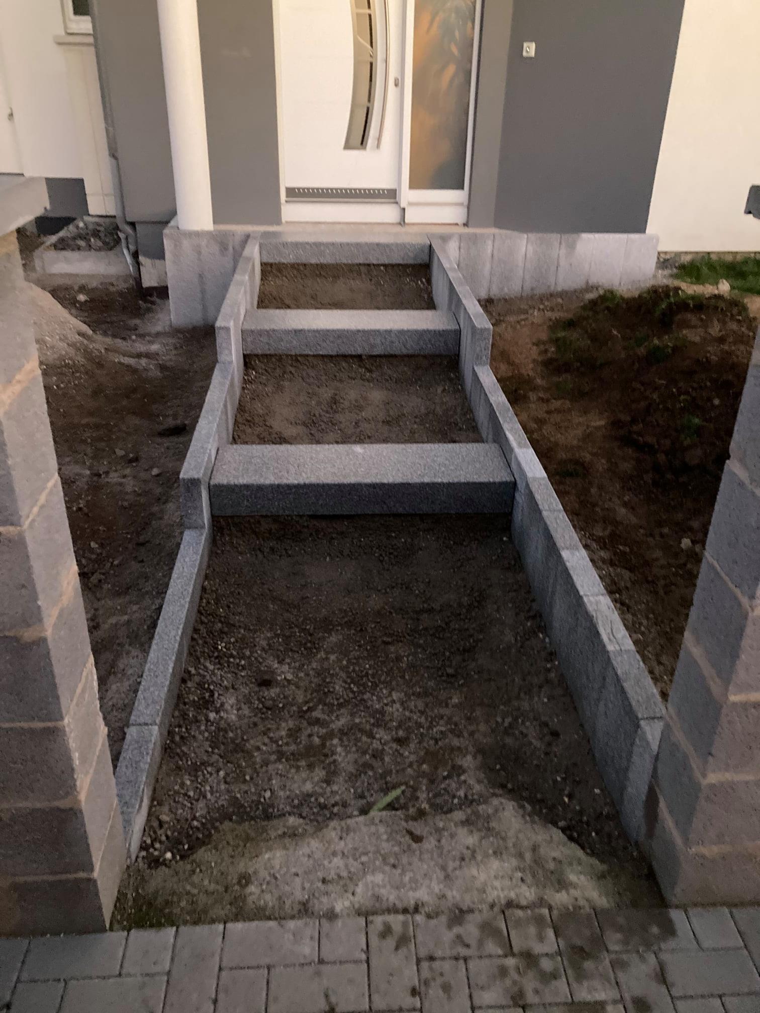 Création escalier entrée