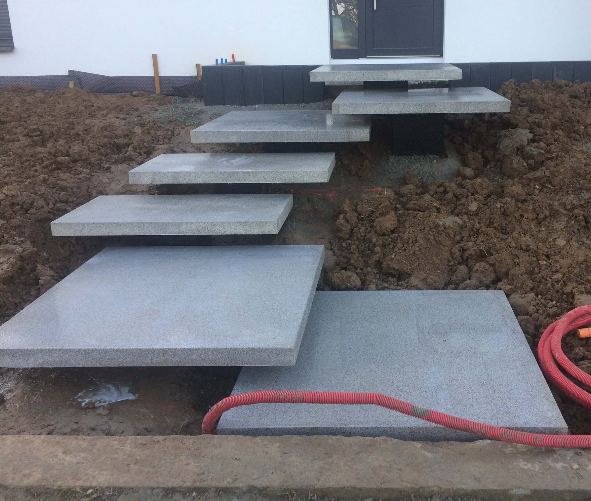 Création escalier suspendu