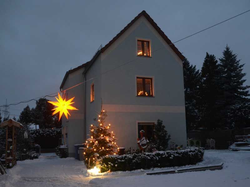 Haus im Winter