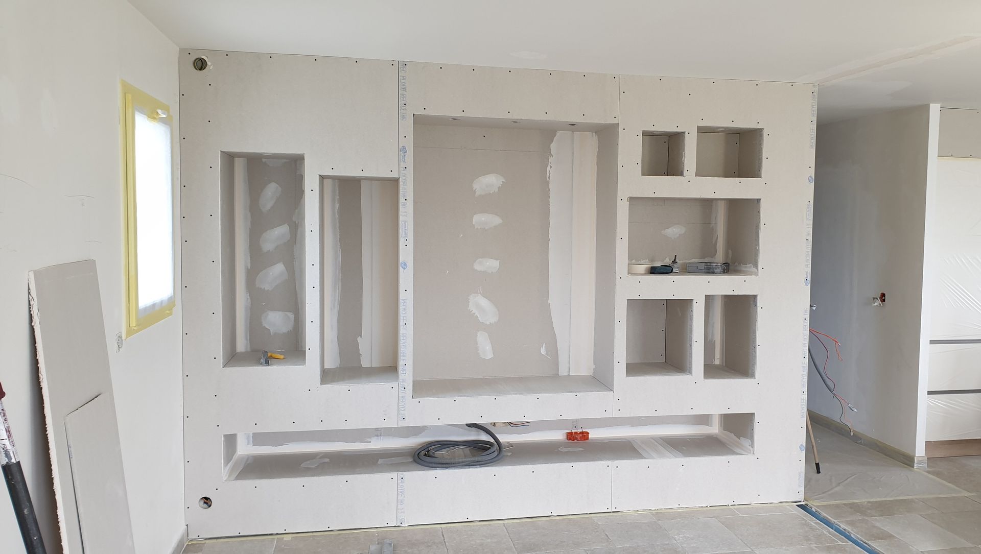 Création d'une niche murale : étape 2