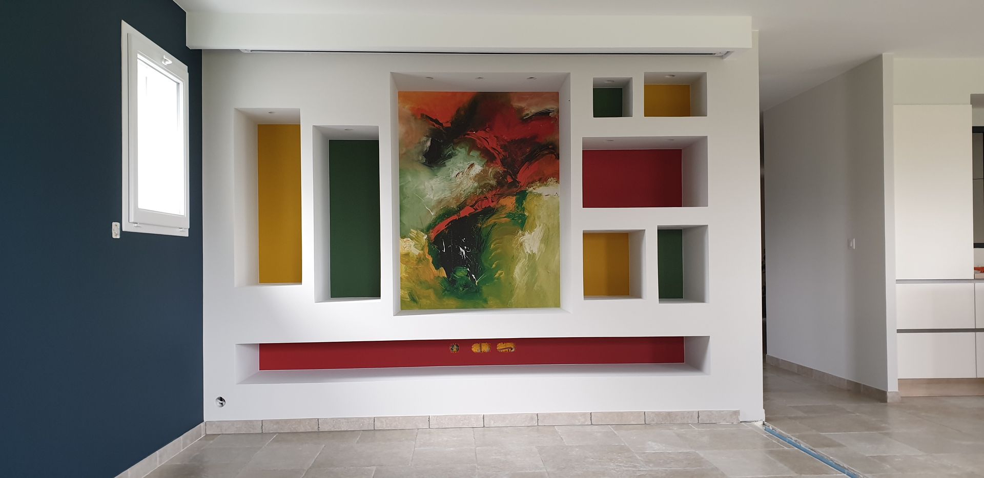 Création d'une niche murale : étape 3