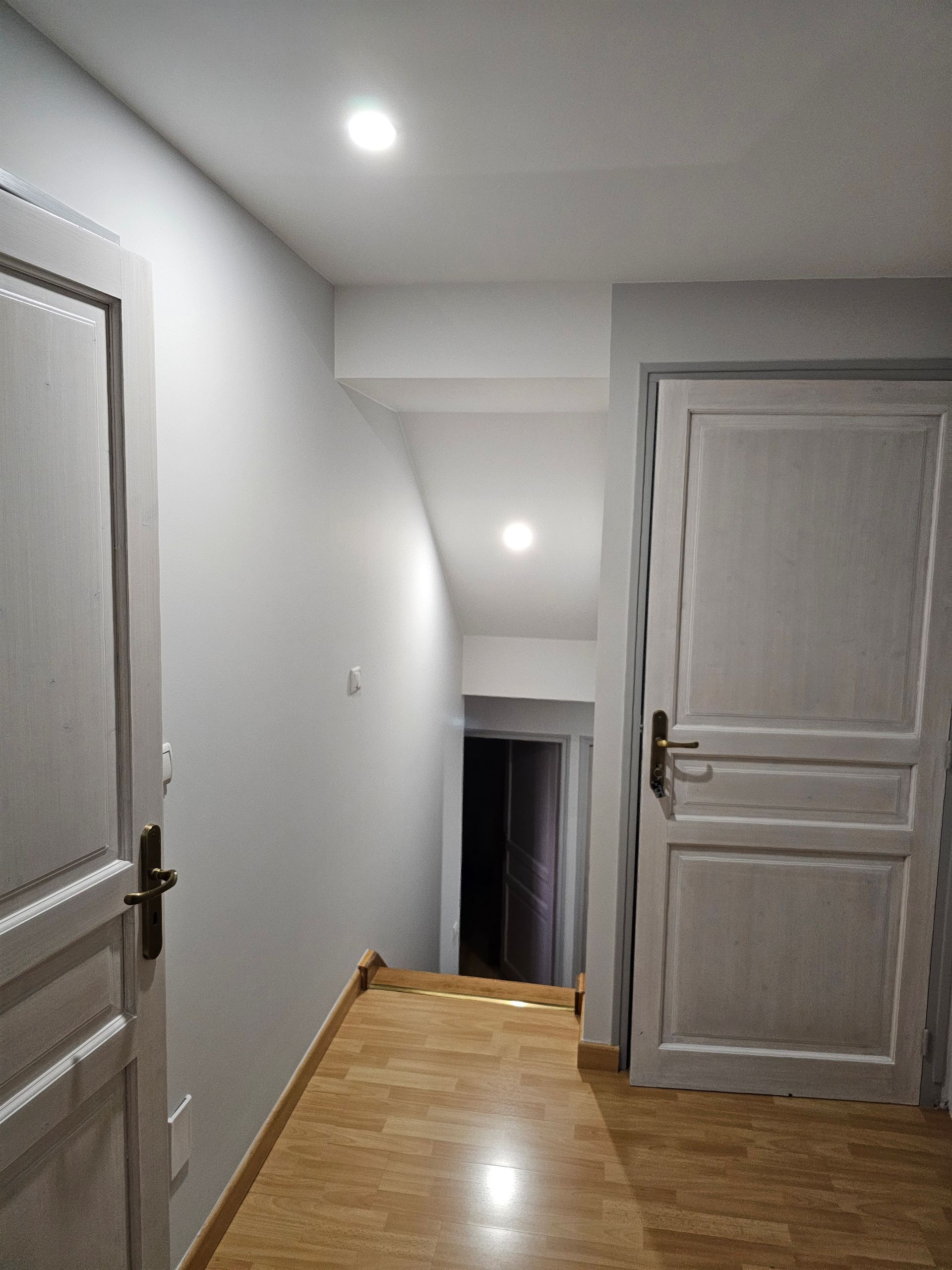 L'intérieur d'une maison après les travaux de rénovation