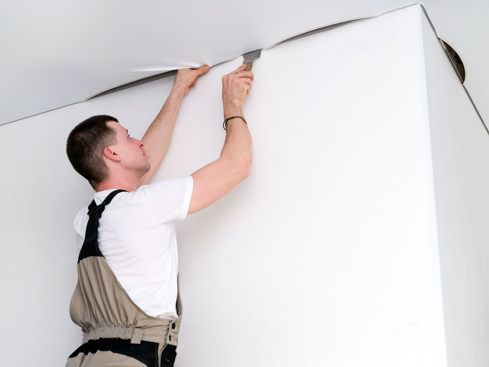 Pose de faux plafond