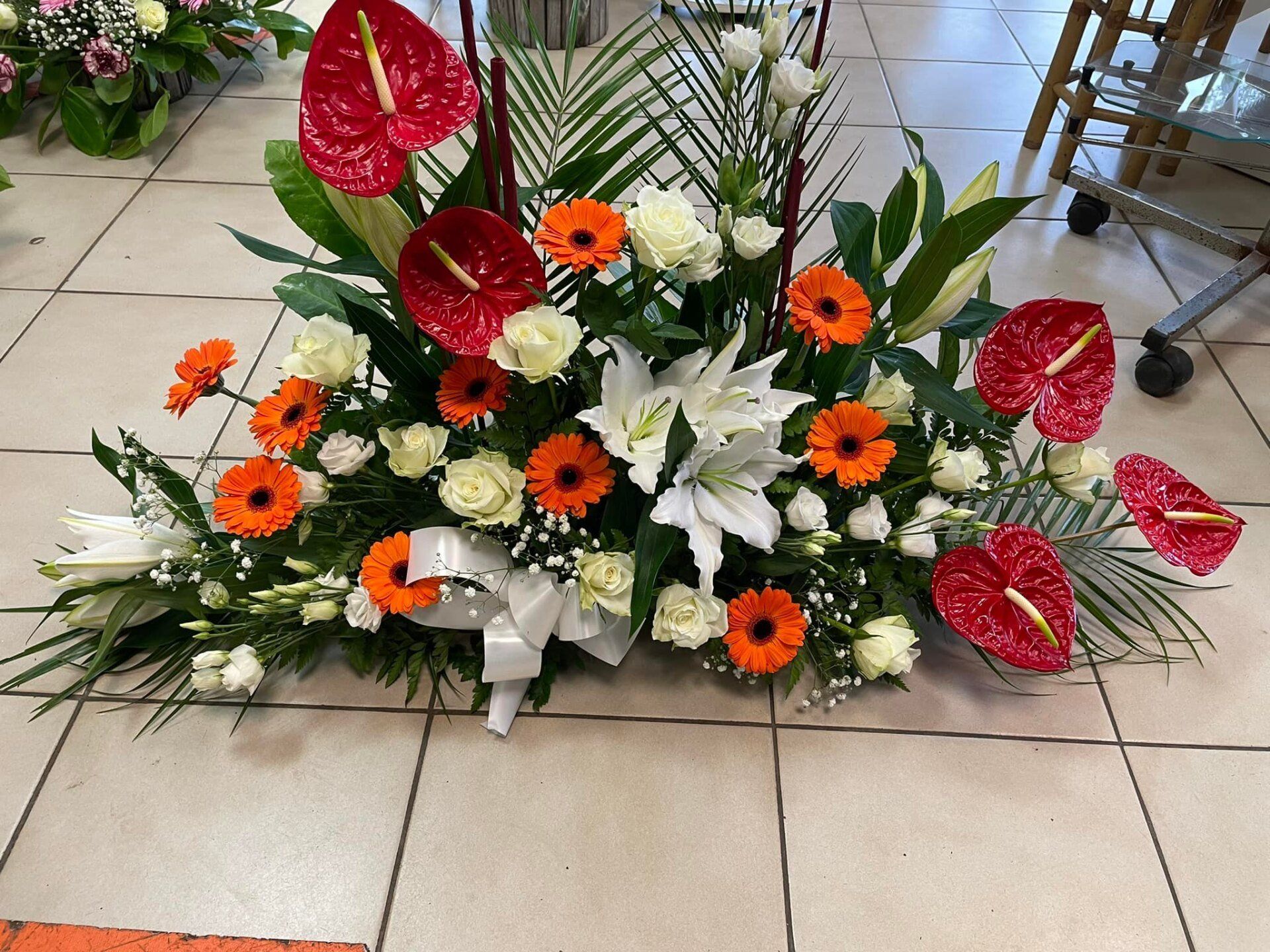 Bouquet de fleurs exotiques