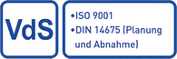 VdS ISO 9001 DIN 14675 (Planung und Abnahme)