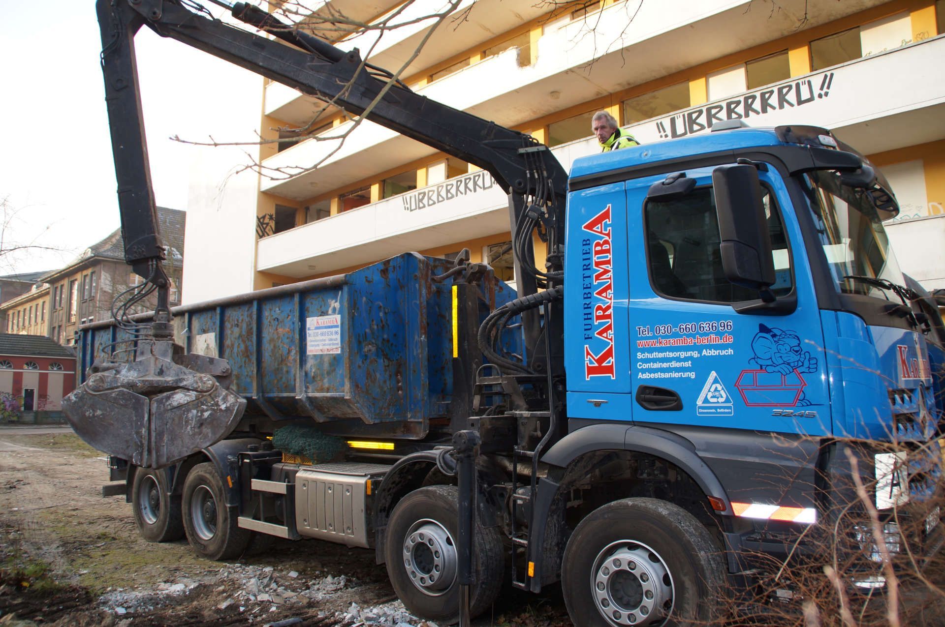 Fachgerechte Entsorgung von Bauschutt