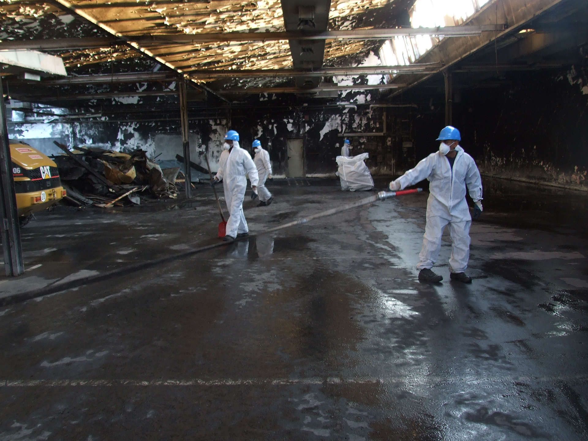 Schadstoffsanierung nach Brandschaden