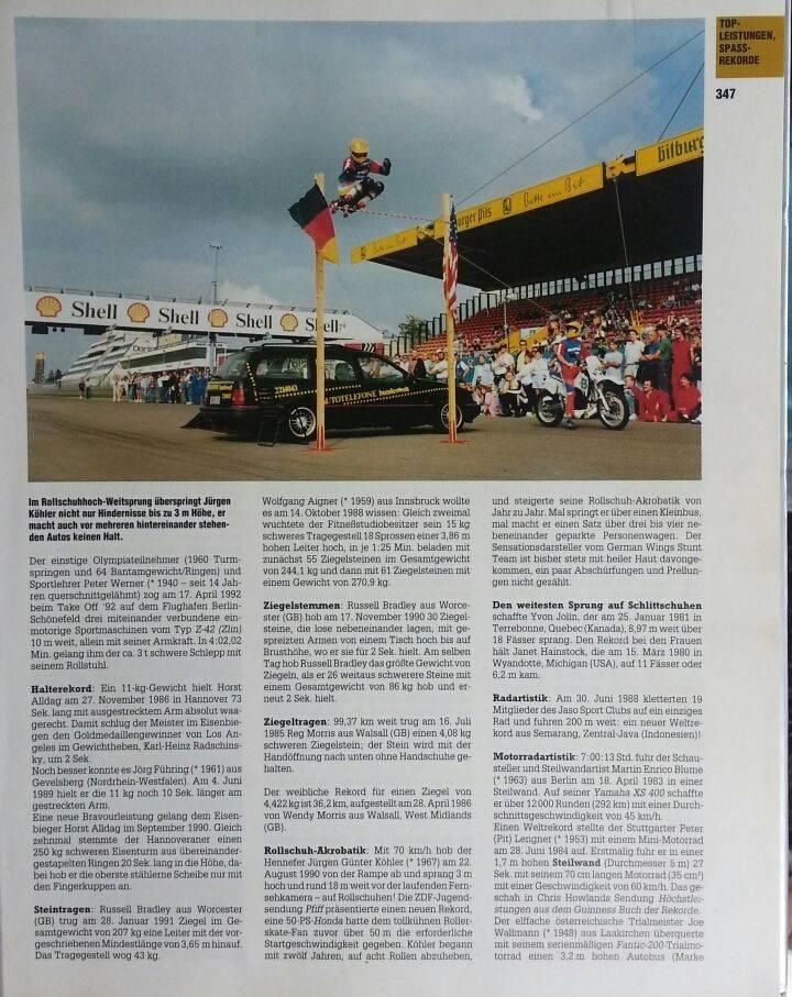 Jürgen Köhler Guinness Records