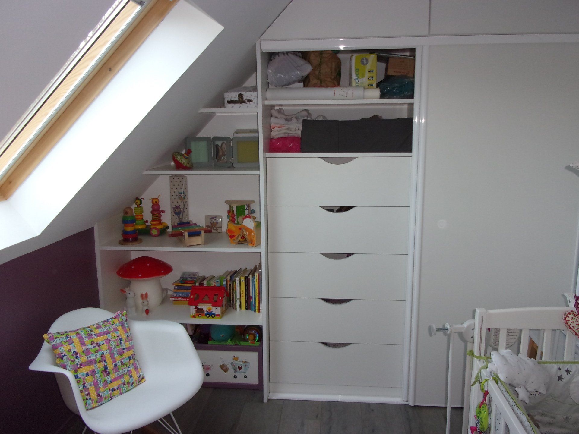 Dressing et rangements blancs