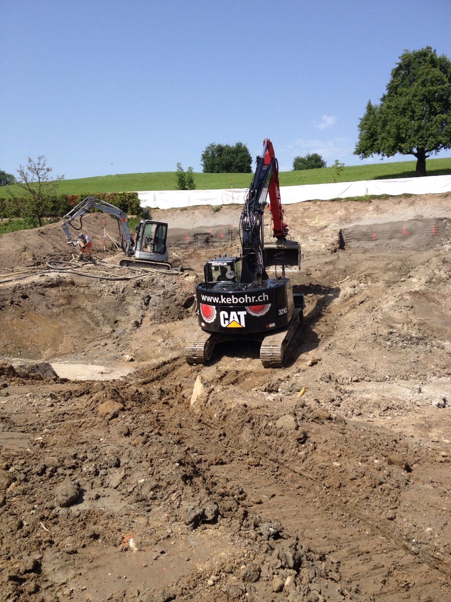 Tiefbauarbeiten Bagger - KEBOHR GmbH