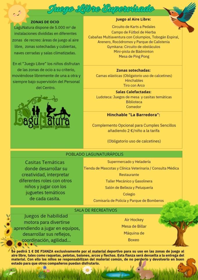 Un folleto amarillo titulado 