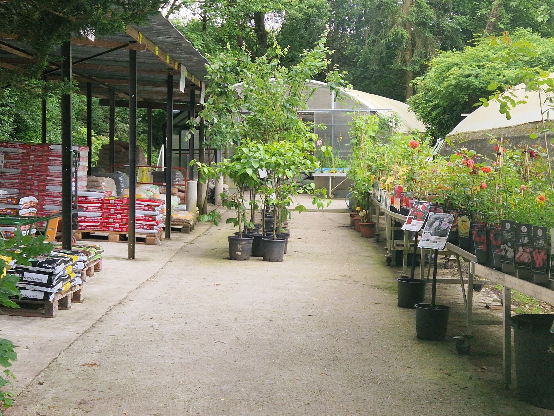 Extérieur de la pépinière