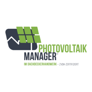 Ein Logo für ein Unternehmen namens Photovoltaik-Manager