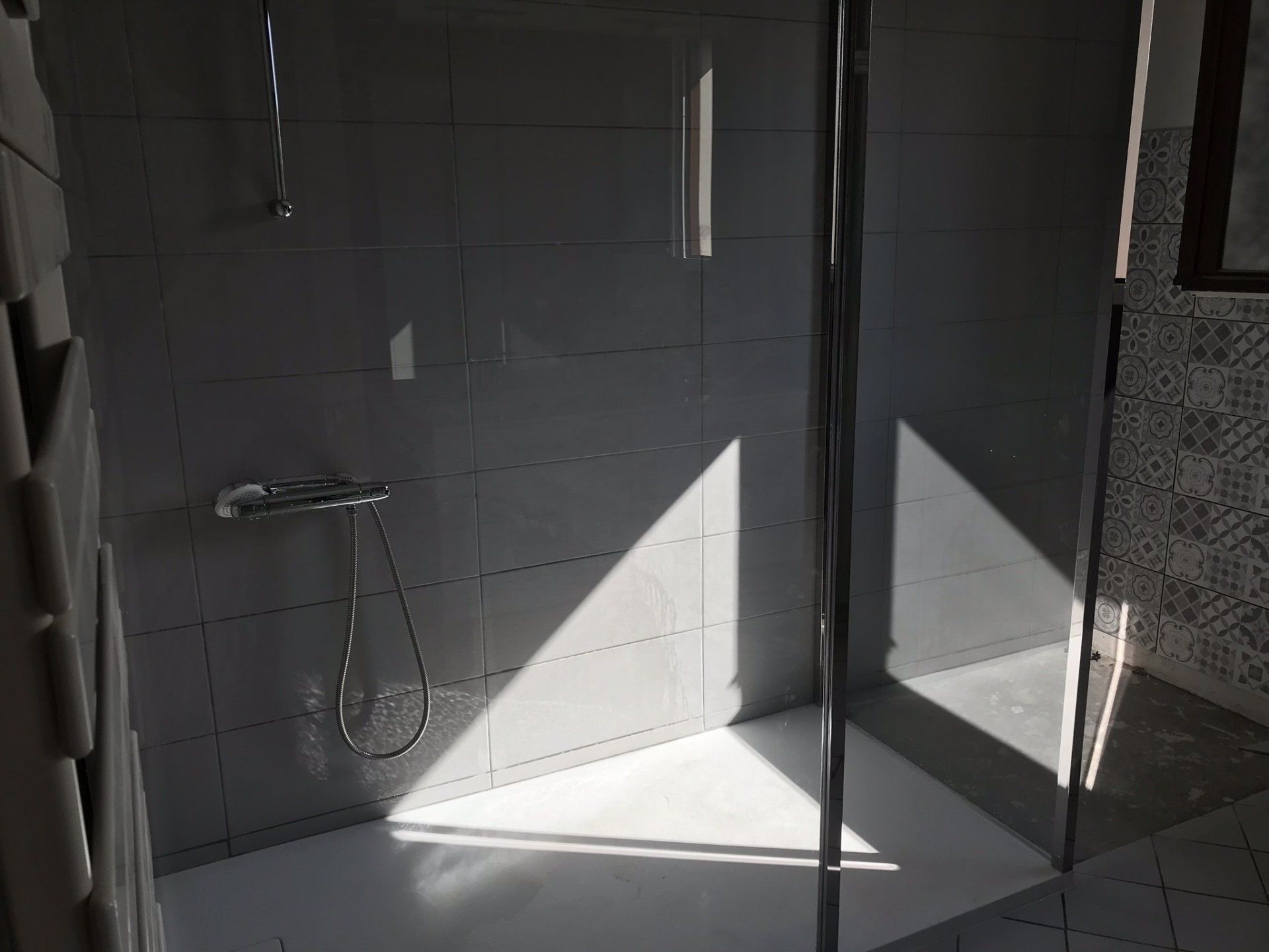 Douche après rénovation