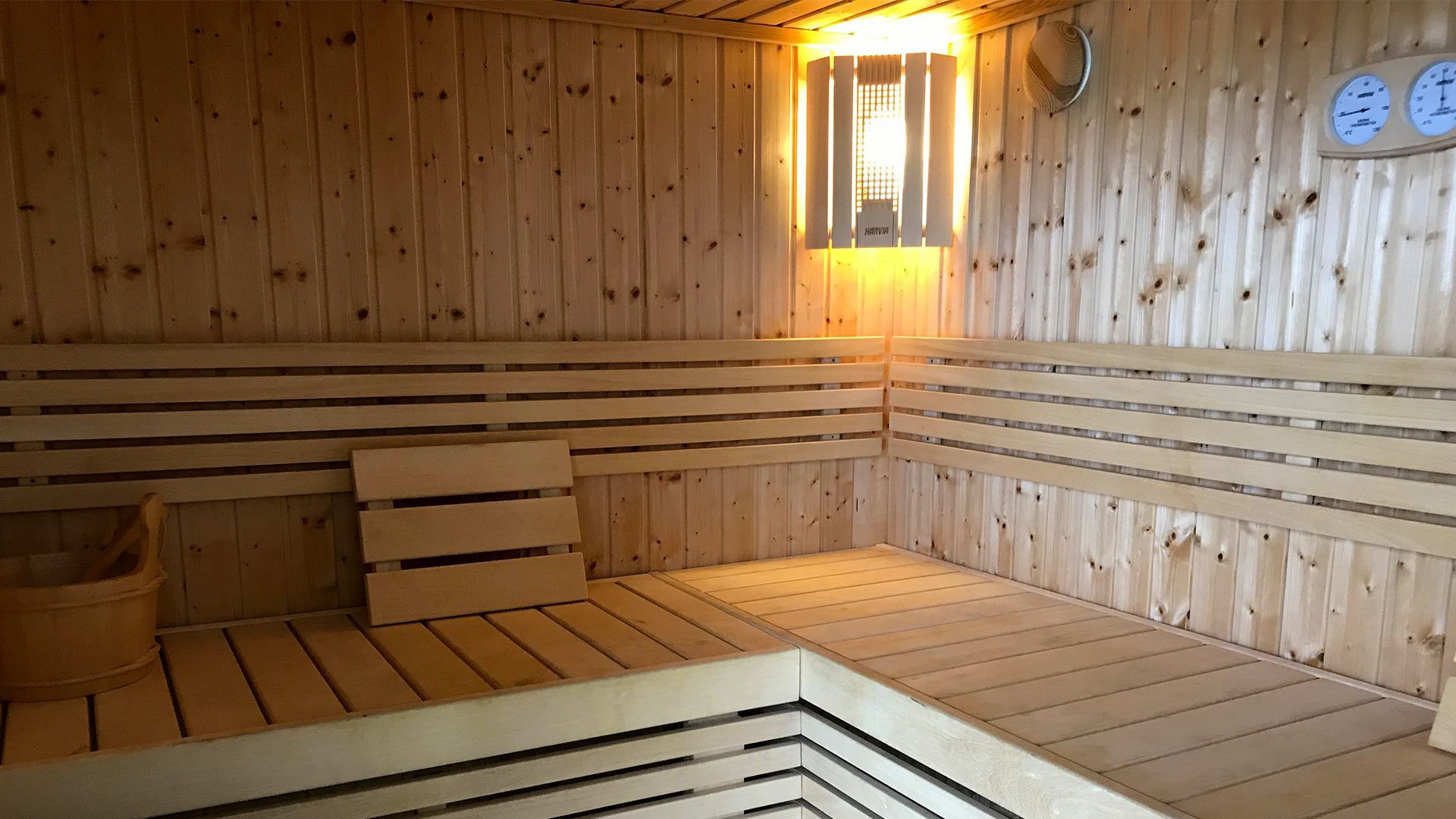 Sauna en bois moderne
