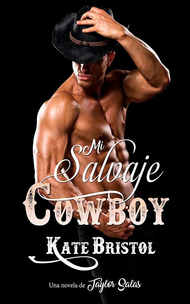 Un vaquero sin camisa y con sombrero, con el título del libro