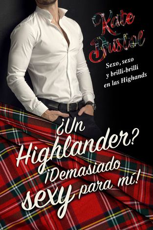 Portada de una novela romántica: un hombre con una camisa blanca se apoya en una pared sobre una tela escocesa roja, título 