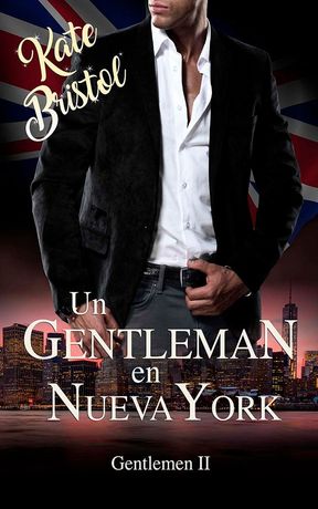 Portada del libro: Un hombre bien vestido con un blazer negro se encuentra frente al horizonte de la ciudad de Nueva York, texto en español.