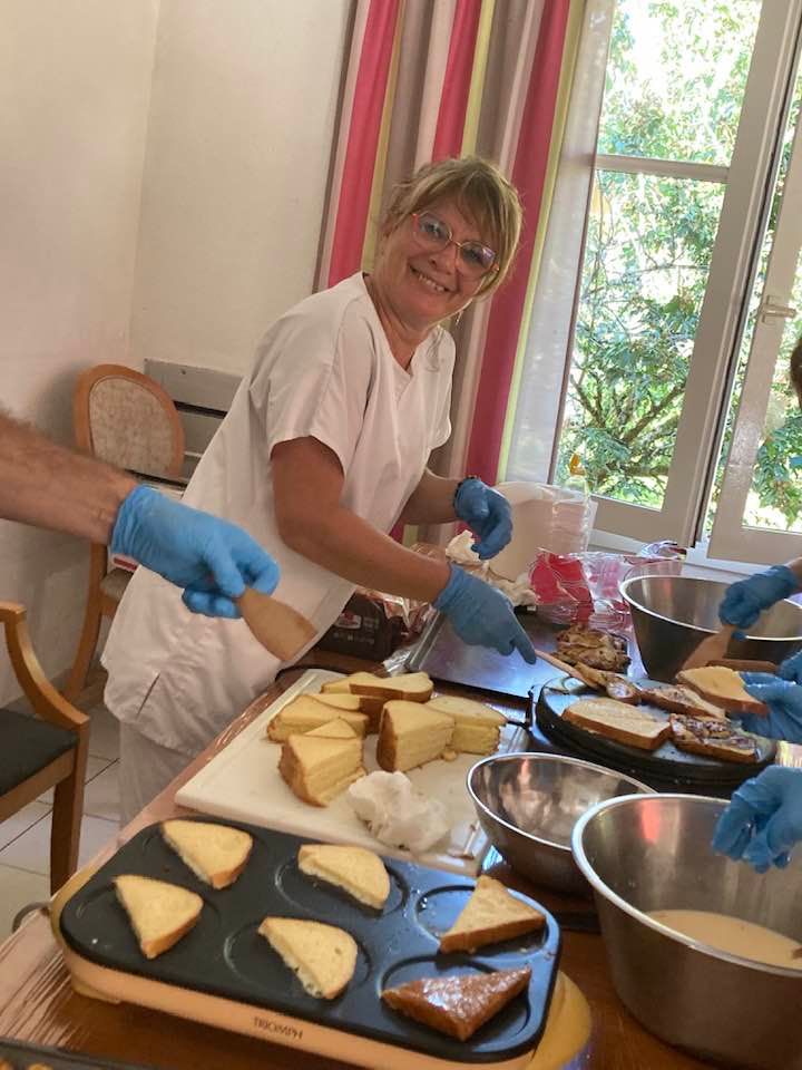 Cheminée du restaurant