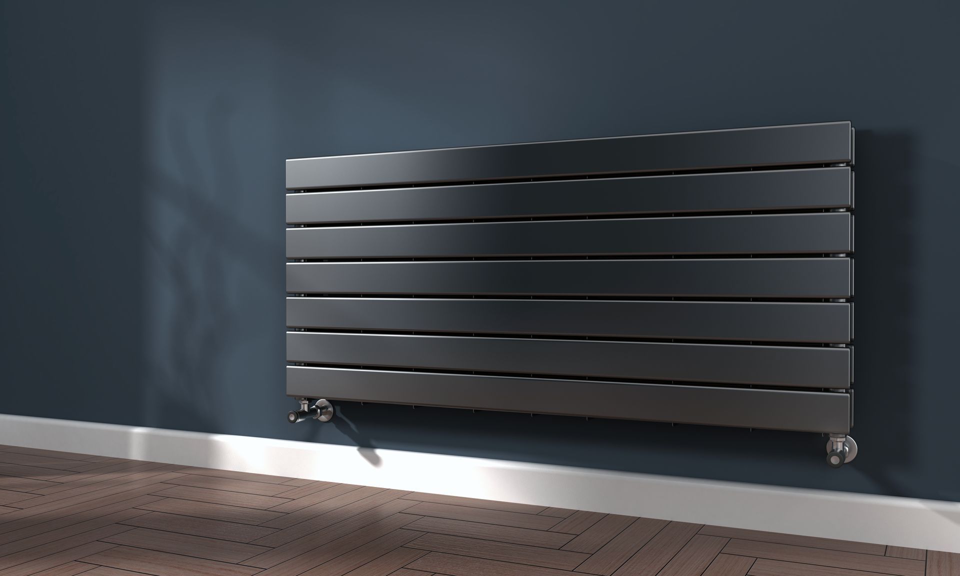 Un radiateur noir