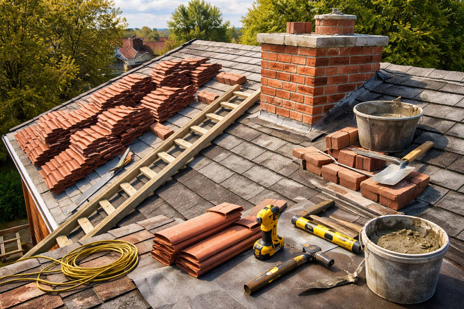 Maçonnerie de toiture