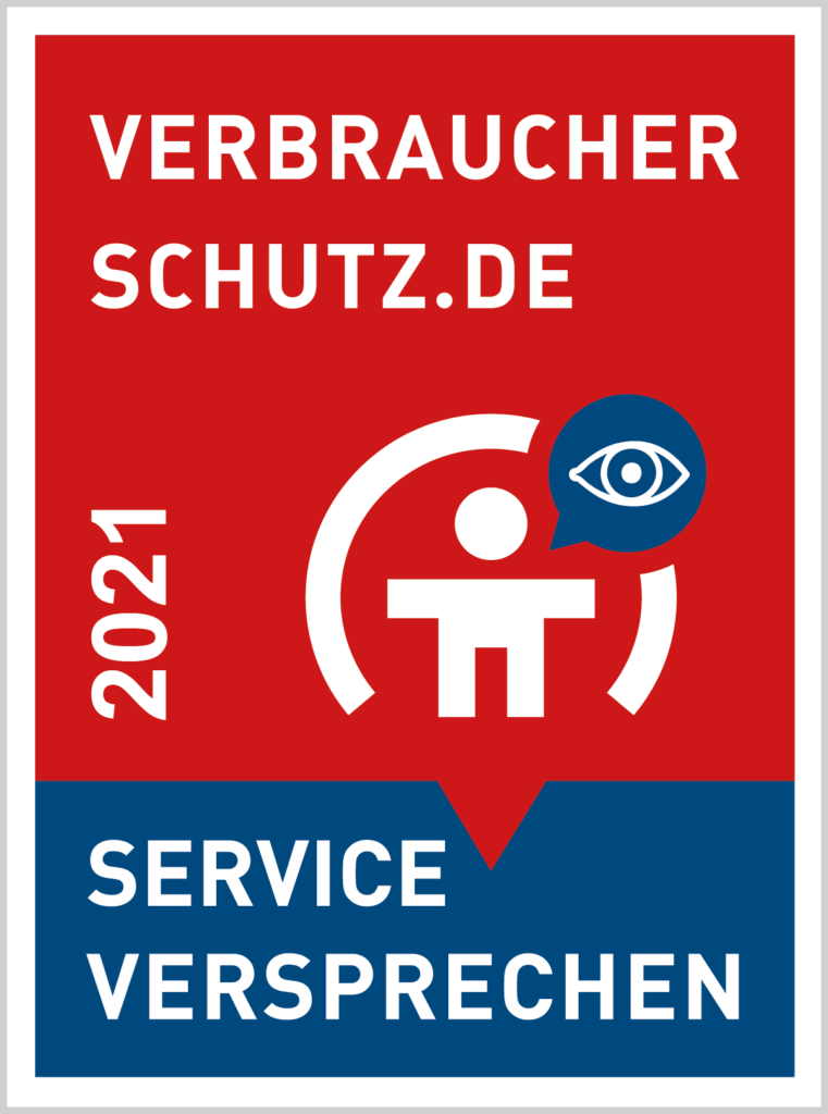Verbraucherschutz.de – Service Versprechen 2021 | Logo