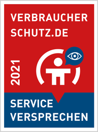 Verbraucherschutz.de – Service Versprechen 2021 | Logo Verbraucherschutz.de – Service Versprechen 2021 | Logo