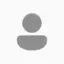 Icône grise d'avatar d'utilisateur sur fond blanc