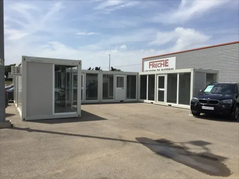 Bureaux modulaires en forme de U