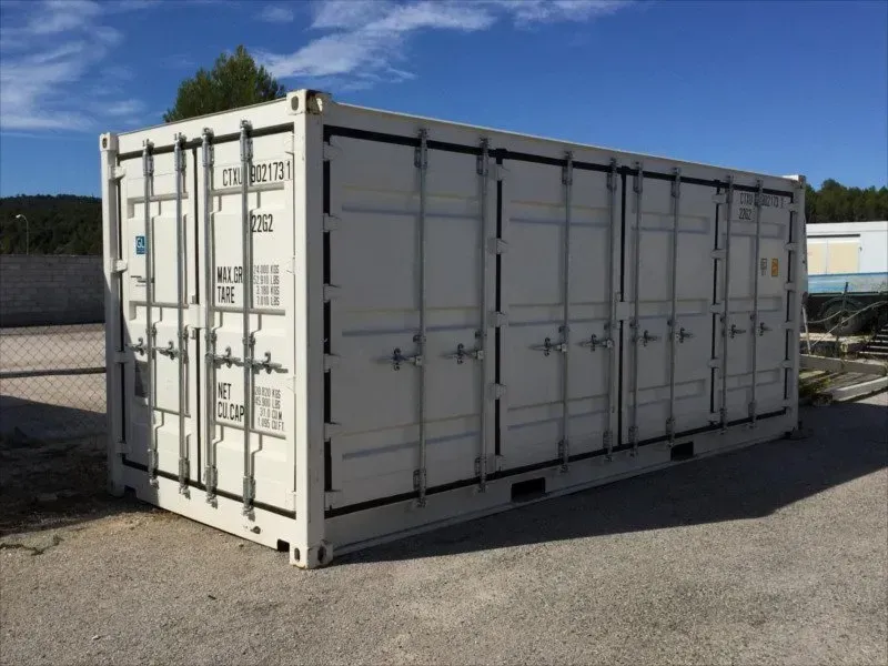 Container blanc de 20 pieds