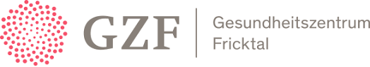 A logo for gzf gesundheitszentrum fricktal