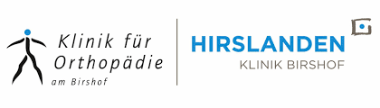 Ein Logo für eine Firma namens Hirslanden Klinik Birshof