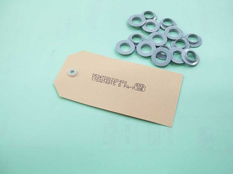 Hellbraunes Etikett mit „TERMINYL“-Stempel