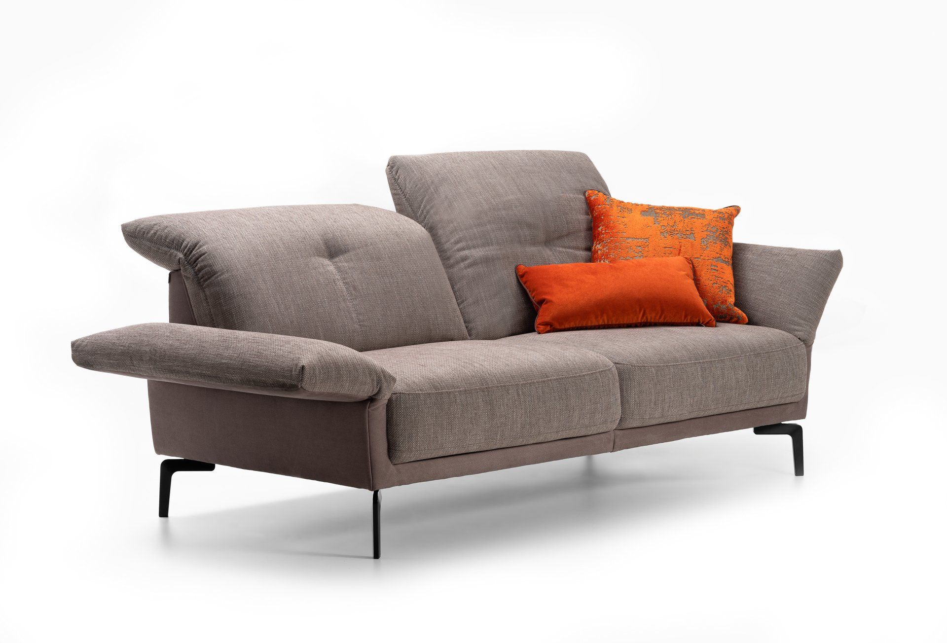 Canapé tissu bi-matière Barbuda